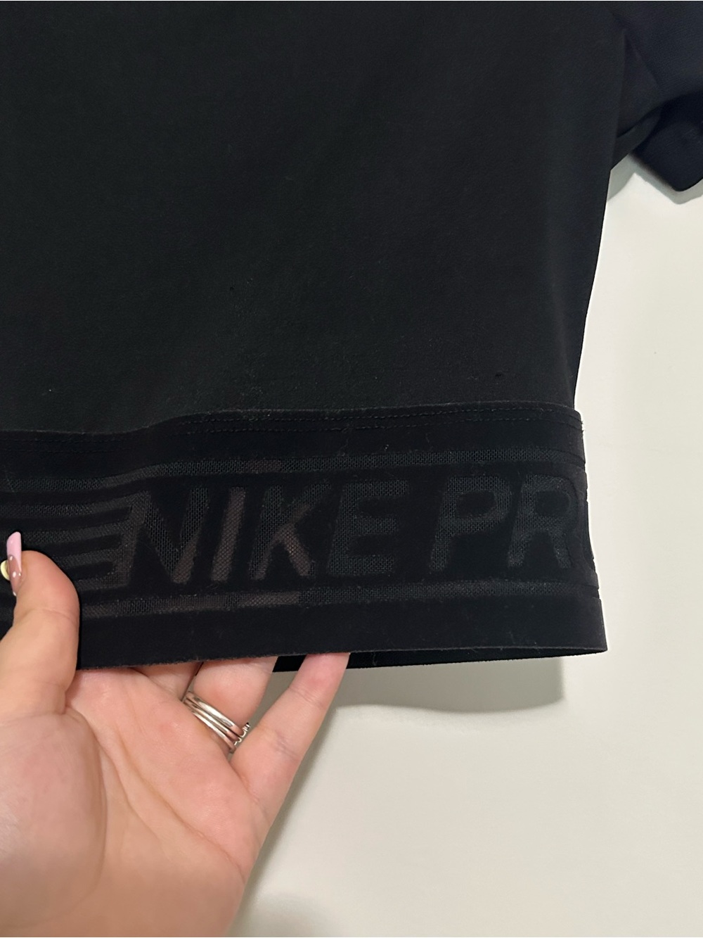 Nike Pro Crop Top - Picture 3 of 5
